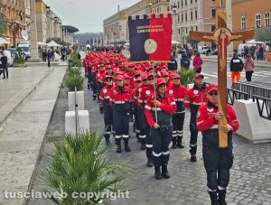 Associazione nazionale carabinieri di Viterbo al Giubileo del volontariato