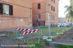 Viterbo - Transenne a piazza San Francesco