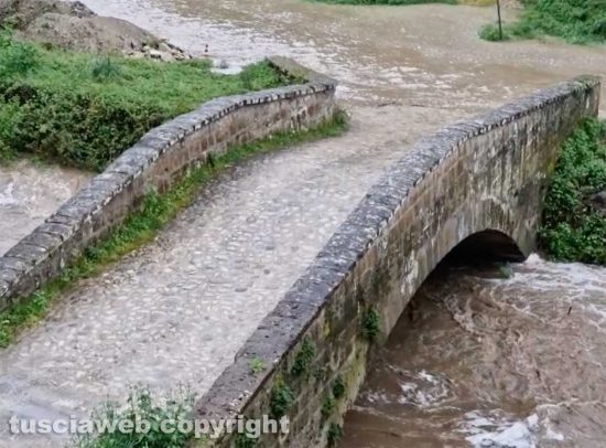 Blera - Torrente Biedano in piena