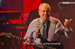 Il viterbese Lorenzo Rutili sul palco della Bbc Persian