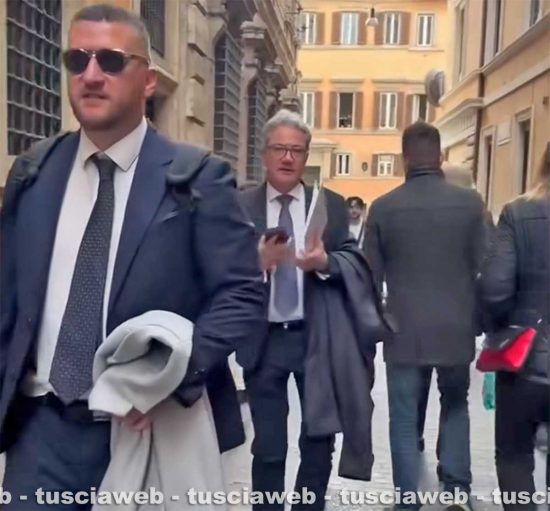 Roma - Sergio caruso e Vincenzo Dionisi diretti all'incontro del 13 marzo con la senatrice Minasi