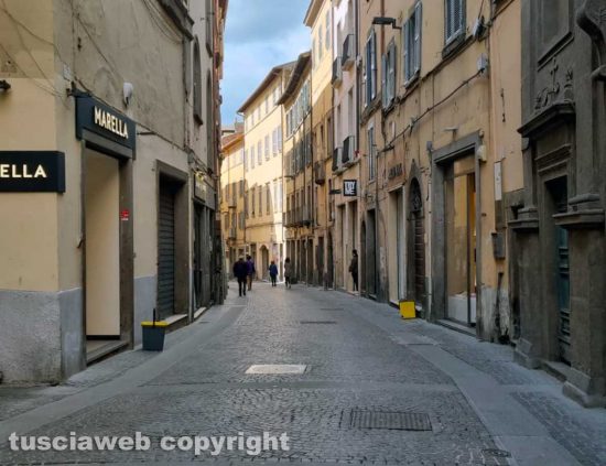 Viterbo - La desolazione al centro storico 