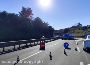 Viterbo - Incidente sul raccordino