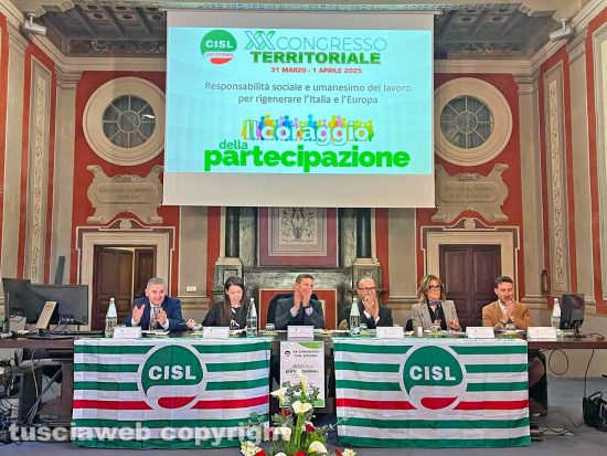 Viterbo - XX Congresso territoriale Cisl