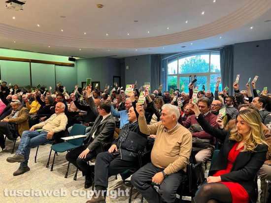 Viterbo - Congresso Pd - La rielezione di Manuela Benedetti come segretaria