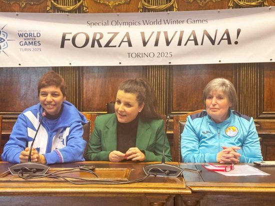 Viterbo - I complimenti del comune a Viviana Cozzani