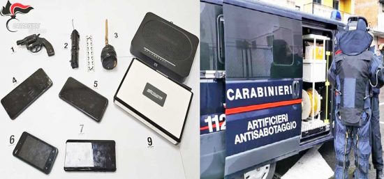 Civita Castellana - I sequestri dei carabinieri
