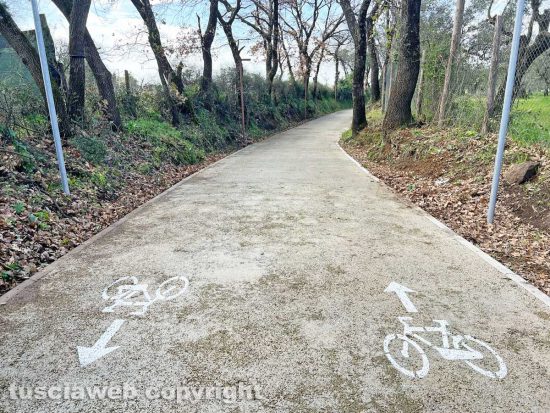 Viterbo - la pista ciclopedonale