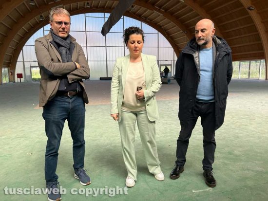 Viterbo - Vandali alla palestra di Santa Barbara - Aronne, Frontini e Vinciotti