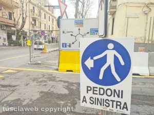 Civitavecchia - Il cantiere in via XVI Settembre