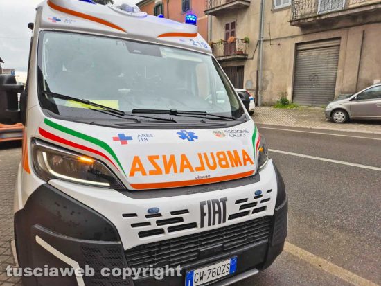 L'intervento dell'ambulanza a Zepponami