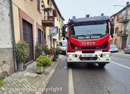L'intervento dei vigili del fuoco a Zepponami