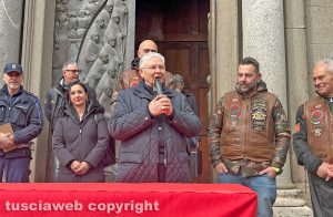 Viterbo - Motobenedizione - Il vescovo Piazza