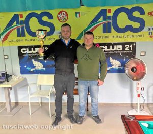 Da sinistra: Daniele Corrieri ed Enrico Bocci