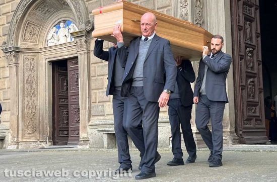 Viterbo - I funerali di Franco Taurchini