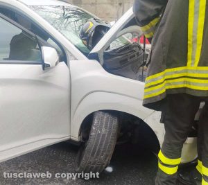 Viterbo - Incidente sulla Tangenziale ovest