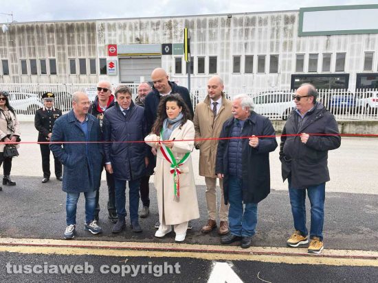 Viterbo - L'inaugurazione del centro comunale di raccolta Poggino