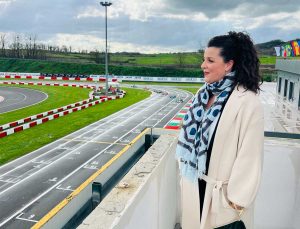 La sindaca Frontini al Kartodromo di Viterbo