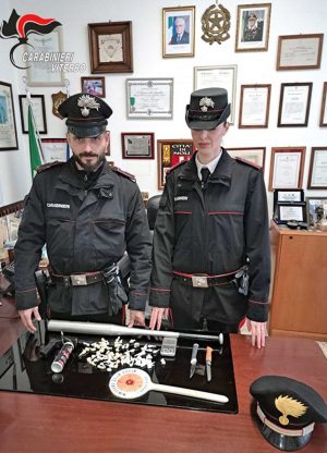 Tarquinia - Carabinieri - Il materiale sequestrato
