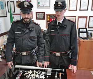 Tarquinia - Carabinieri - Il materiale sequestrato