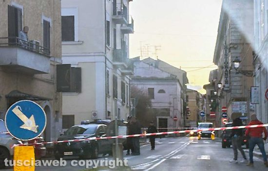 Civita Castellana - Accoltellamento in via Ferretti - I carabinieri sul posto