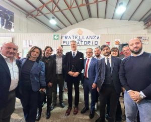 Gradoli - Il ministro Alessandro Giuli al pranzo del Purgatorio