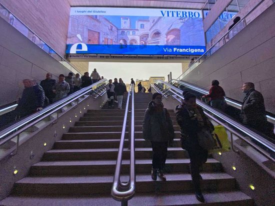 Roma - La campagna promozionale della Tuscia nelle principali stazioni ferroviarie d'Italia