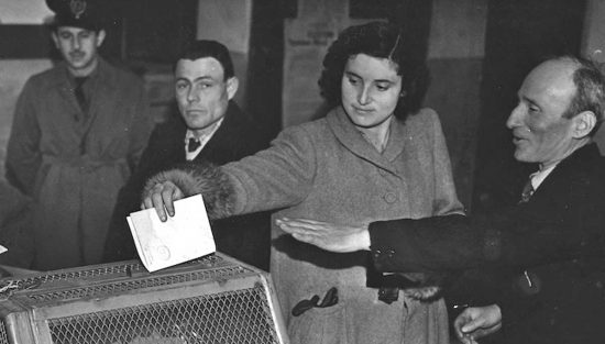 Elezioni amministrative 1946 - Il voto delle donne