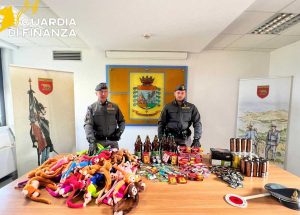 Guardia di finanza, prodotti non a norma