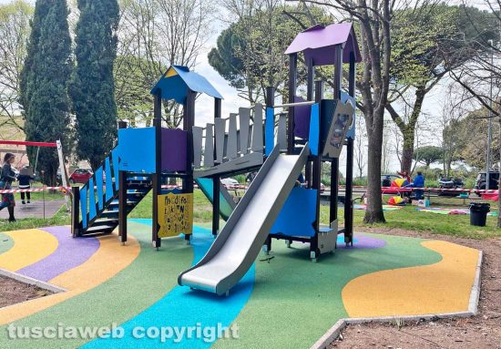 Viterbo - Il parco comunale alla Quercia riqualificato
