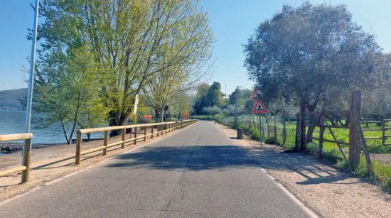 Montefiascone - I lavori sul lungolago