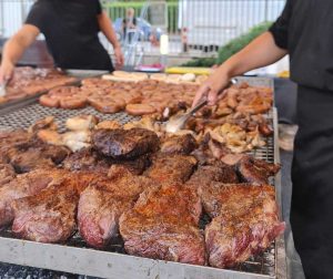 Uno dei piatti proposti all'International street food