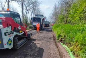 Bassano Romano - Ultimati i lavori di asfaltatura sulla provinciale bassanese