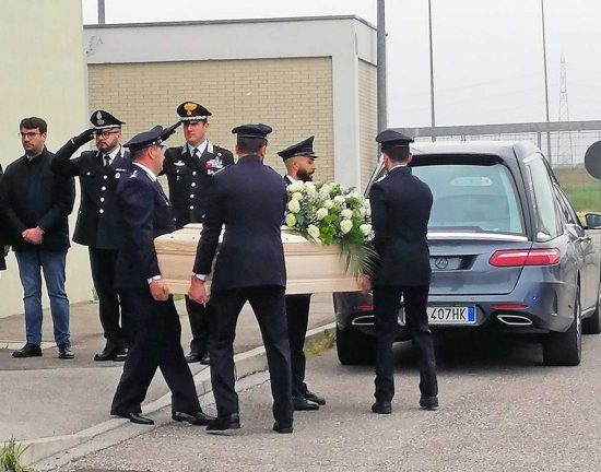 I funerali di Fabio Lanteri