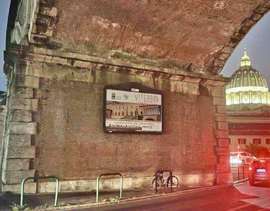 Il manifesto di Viterbo a Roma