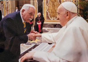 Ugo Poggi e Papa Francesco