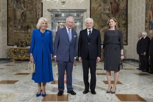 Roma - Re Carlo in visita al Quirinale