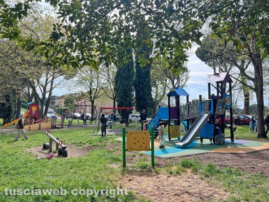 Viterbo - Il parco comunale alla Quercia riqualificato