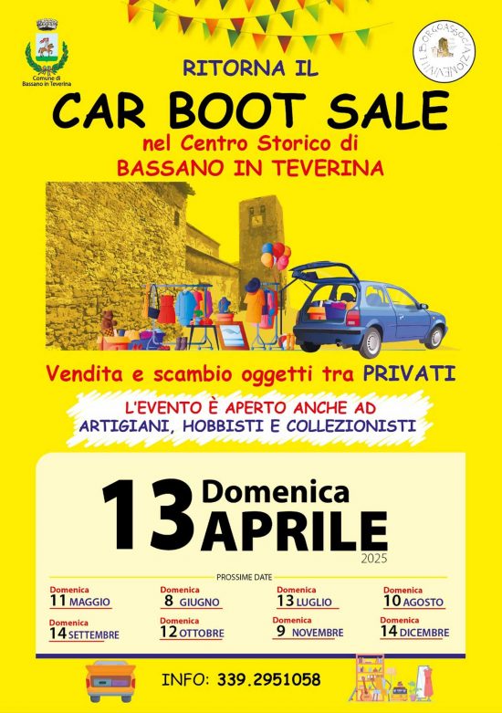 Bassano in Teverina - Car Boot Sale