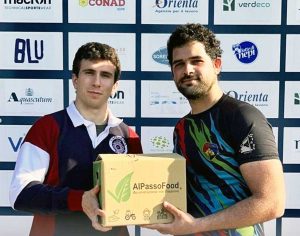 Sport - Rugby - Lions Alto Lazio - La premiazione di Gianmarco Lanzi