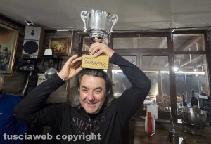 Gianni Serafini, vincitore della gara per scegliere la migliore pizza di Pasqua