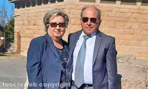 Gli sposi Anna Lombardelli e Giulio Fetoni