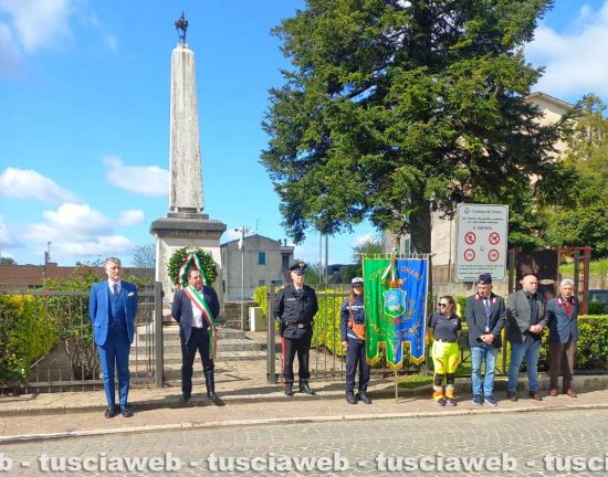 Onano - 25 Aprile con il ministro Giuli