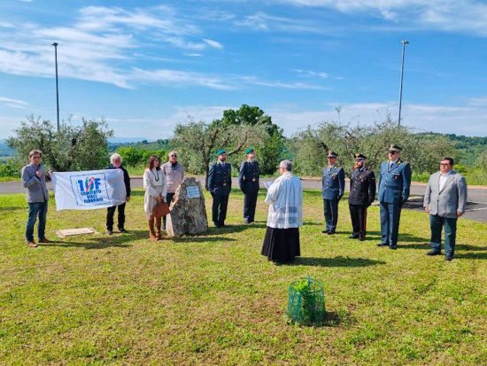 Castiglione in Teverina - La commemorazione del finanziere infoibato Pierino Corinti 