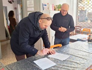 Attilio Lupidi e Sergio Giovagnoli firmano la lettera di intent
