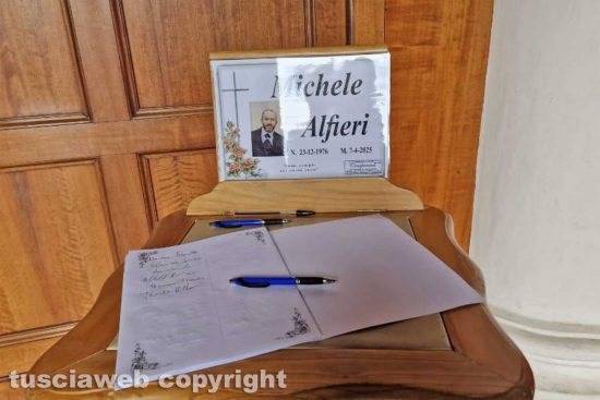Tuscania - I funerali di Michele Alfieri