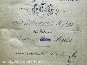 Manoscritto di Andrea Scriattoli