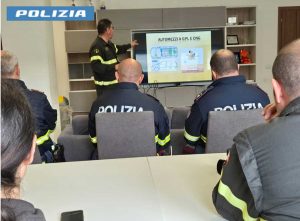 Viterbo - Formazione vigili del fuoco e polizia stradale