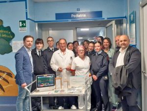 Viterbo - Santa Rosa - Donati un monitor multiparametrico e kit per esami del microbiota alla pediatria