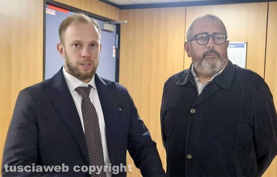 Tribunale - Il difensore Giacomo Marganella col consulente di parte Giustino Cerritelli